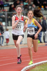 Girls under-15s 1500 metres, North Eastern Track and Fields Champs., Middlesbrough. Photo: David T. Hewitson/Sports for All Pics